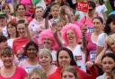 Women take part in the Race for Life on Southampton Common