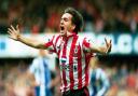 Southampton's Eyal Berkovic celebrates his stunning goal against Manchester United at The Dell in 1996 in Saints' 6-3 win.