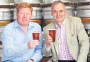 LOCAL CONNECTION: Director David Butcher and CEO Chris Phillips, of Upham Ale Company.