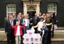 MPs and campaigners deliver the Have a Heart petition to 10 Downing Street