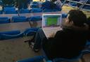 Fan brings laptop to Saints game to play Football Manager