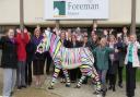 The Foreman Home team with Kirstie Mathieson and Gilbert