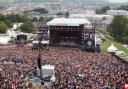 Isle of Wight Festival 2012,crowd aerial during Jessie J, Saturday 23rd June 2012.