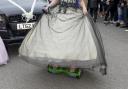 PHOTOS: Limousine, Hummer... Hoverboard - St Anne's student makes a unique prom entrance