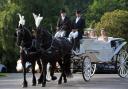 PHOTOS: Students arrive in horse-drawn carriage at Cantell School prom