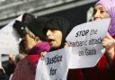 City shoppers face Gaza blitz protest