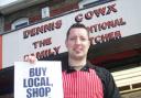 Vital to smaller firms says Sam Smedley, assistant manager at independent butchers Dennis Cowx
