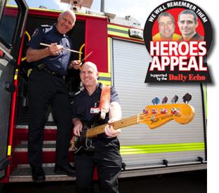 READY TO ROCK: Station manager Niall Hayden and watch manager Paul Trew.