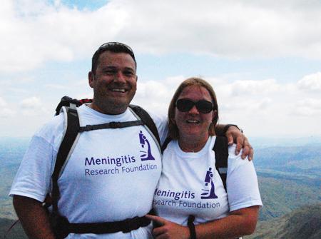 MOUNTAINEERS: Kirsty and Rob Hulett attempted Mount Snowdon as part of their holiday in Snowdonia and climbed it in 3.5 hours. They decided to raise money for charity at the same time and to date have raised £307.22 for the Meningitis Research Foundation