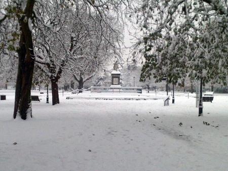 Snow in the parks in Southamapton from Echo reader Natalie Kitcher.