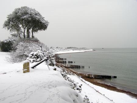 Lepe Country Park in the Snow from Echo reader Sarah Duncalfe.