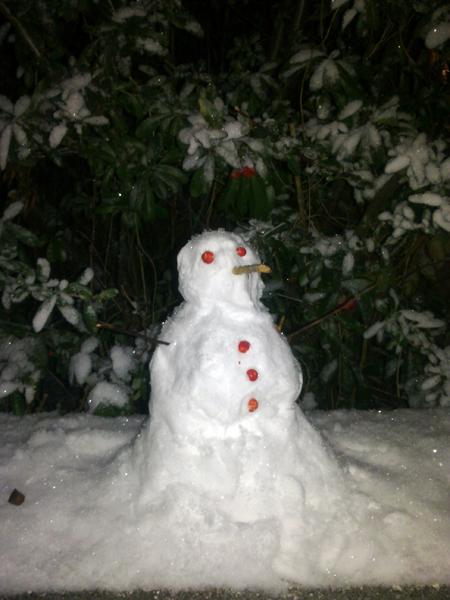 Valters Redmers snowman.