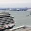 Cruise ships in port at Southampton yesterday.