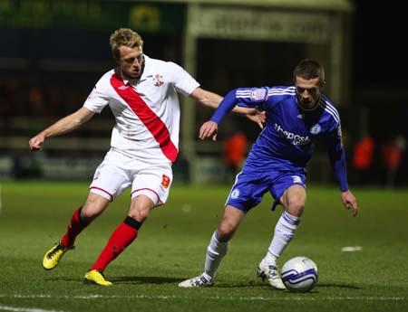 A selection of images from the League One game between Peterborough and Saints at London Road.