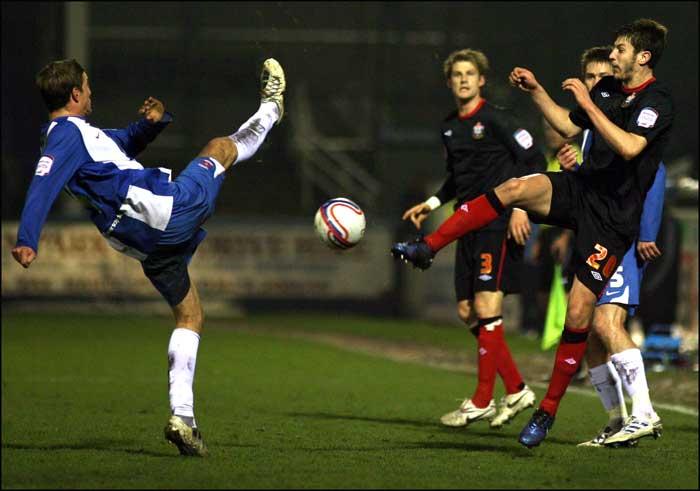 Pictures from Saints' 0-0 draw with Hartlepool on Tuesday, February 22, 2011.