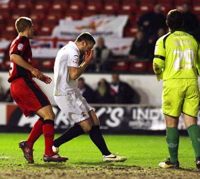 A selection of images from Walsall v Saints game at Bank's Stadium.
