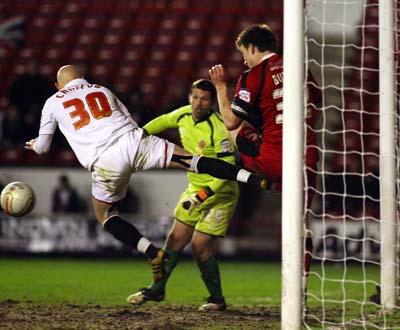 A selection of images from Walsall v Saints game at Bank's Stadium.