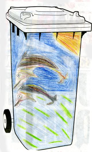 Design Your Own Bin Competition - Emma Ratcliffe - aged 13