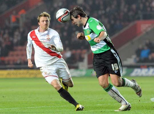 A selection of images from Saints v Yeovil Town game at St Mary's Stadium.