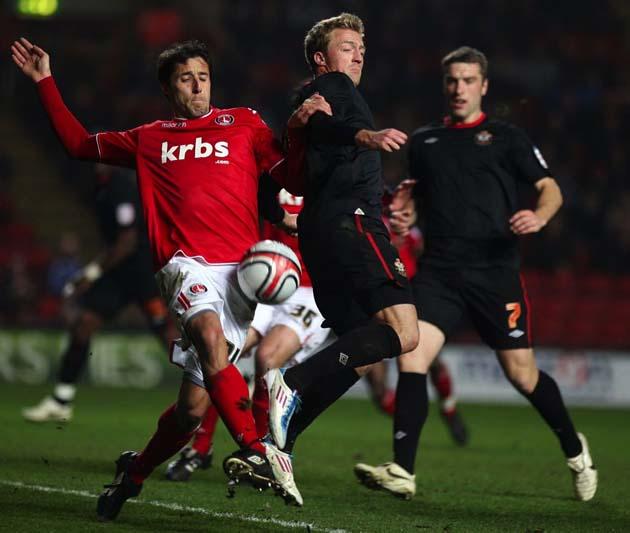 Photos from Saints 1-1 draw with Charlton at The Valley, League One, March 22, 2010.