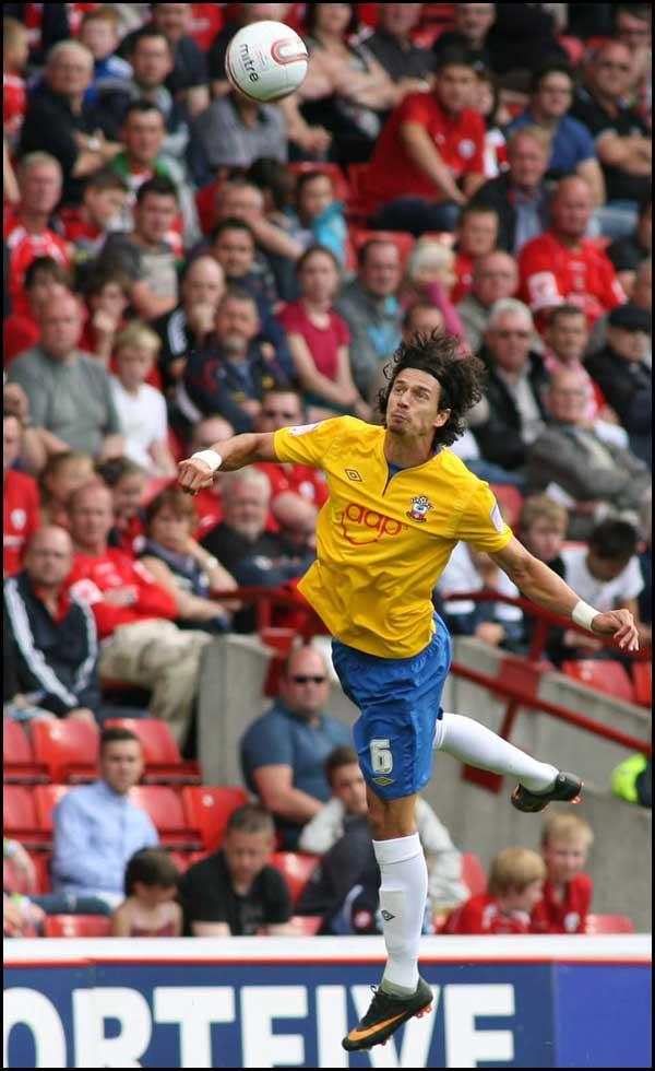 Photographs from Oakwell as Saints take on Barnsley in the Championship on August 13, 2011. Jose Fonte