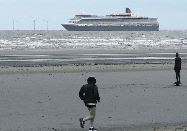 Queen Elizabeth near Liverpool