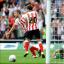 Rickie Lambert celebrates his second goal. Rickie Lambert celebrates his second goal.