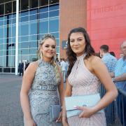 Students from Oasis Academy Lord's Hill arrived at their prom at St Mary's Stadium, Southampton, 2019