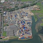 A planning application relating to Eling Wharf has been approved, despite complaints about the noise made by lorries and equipment at the site.