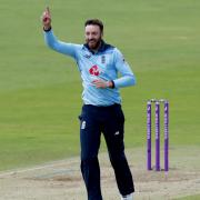 England's James Vince celebrates taking the wicket of Ireland captain Andrew Balbirnie off of a catch by team-mate Jonny Bairstow during the Second One Day International of the Royal London Series at the Ageas Bowl, Southampton. PA Photo. Issue date: