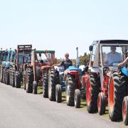 More than 40 vehicles took part in a 15-mile tractor run which has raised more than £2,000 for Oakhaven Hospice, Lymington.