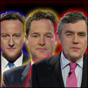 David Cameron, Nick Clegg and Gordon Brown
