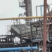 A 100-tonne steel platform at Fawley refinery collapsed in November last year