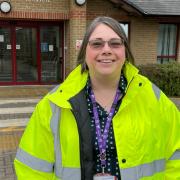 Kirsty Harris works at Western Community Hospital as a supervisor of catering and cleaning teams