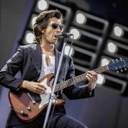 Frontman Alex Turner at the Ageas Bowl. Picture: Rockstarimages