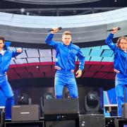 Take That concert at St Mary's Stadium in Southampton. (photo for exclusive editorial use only in The Southern Daily Echo).