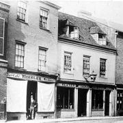 Corner of Market Place and Church Street before 1876