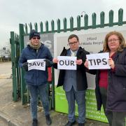 Richard Gray, Jack Davies, and Caroline Rackham are among the councillors campaigning to keep tips open