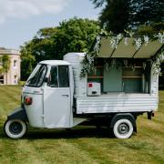 The 1980s tuk tuk from Clink & Drink Mobile Bars