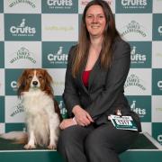 Claire Johnson and Inka, a Kooikerhondje, won Best of Breed at Crufts.
