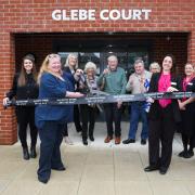 Charlie Dimmock officially opened the retirement community