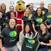Simon Munford and the Regent Seven Seas Cruises team are fundraising for Hampshire and Isle of Wight Air  Ambulance after a life saving emergency visit to the office