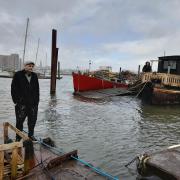 Father’s anger over sunken pontoon that restricts access to his houseboat