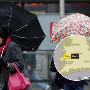 A Met Office warning for Southampton and the city is set to be battered by strong winds.