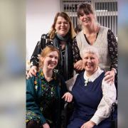 Southampton Sewing Hub has been launched care of  (back row left to right) Hilde Grønsberg, Suzie Carley, and (front row left to right)  Lucy Marum, Jo-Ann Stockwell.