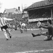 Saints v  Cardiff on April 11, 1977.