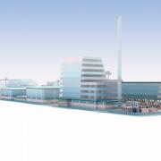 The marine-inspired design for Helius Energy's proposed biomass plant in Southampton