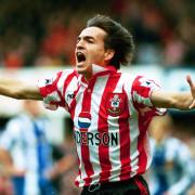 Southampton's Eyal Berkovic celebrates his stunning goal against Manchester United at The Dell in 1996 in Saints' 6-3 win.