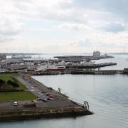 Mayflower Park and the Royal Pier in Southampton