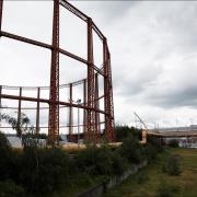 The gas holders in Southampton